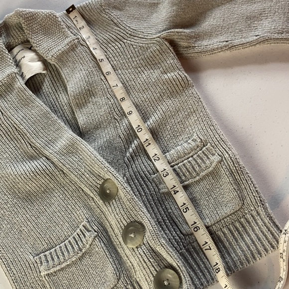 American Eagle Beige Chunky Cotton Cardigan XS - Picture 7 of 12